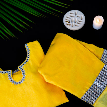 YELLOW GRACE EMBELLISHED KURTA SET
