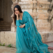 EMERALD GRACE ORGANZA SAREE